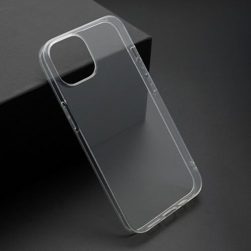 Futrola ultra tanki PROTECT silikon za iPhone 14 providna (bela) (MS).