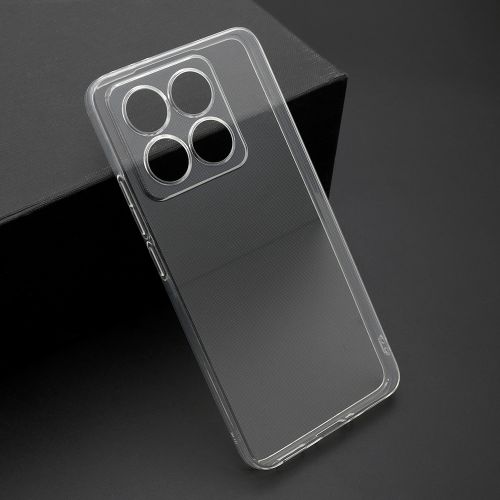 Futrola ultra tanki PROTECT silikon za Xiaomi 14T providna (bela) (MS).