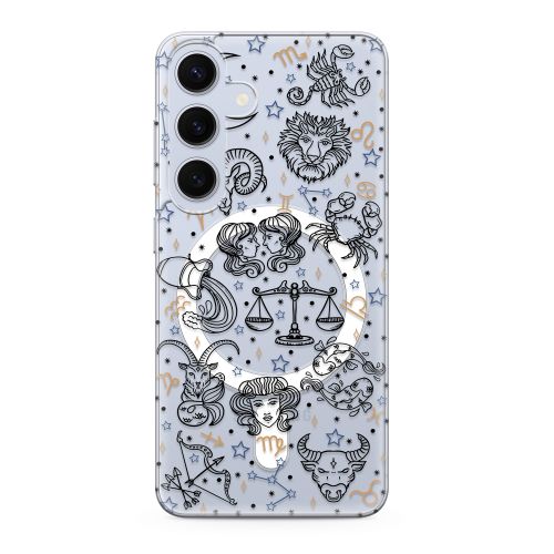 Futrola silikonska print MagSafe za Samsung S921 Galaxy S24 5G zodiac (MS).