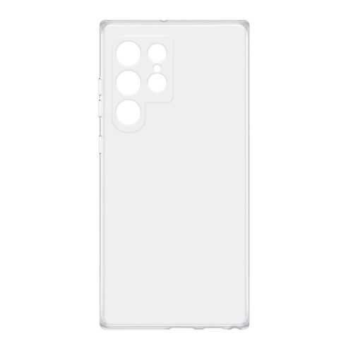 Futrola ultra tanki PROTECT silikon za Samsung Galaxy S22 Ultra 5G providna (bela) (MS).
