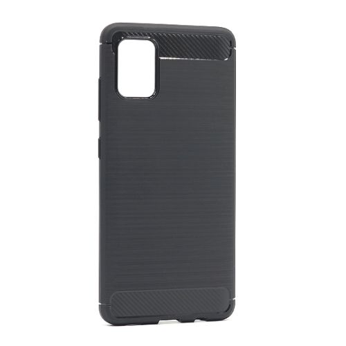 Silikonska futrola BRUSHED za Samsung A515F Galaxy A51 crna (MS).