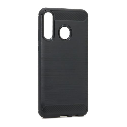 Silikonska futrola BRUSHED za Huawei P30 Lite/Nova 4e crna (MS).