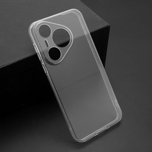 Futrola ultra tanki PROTECT silikon za Huawei Pura 70 providna (bela) (MS).