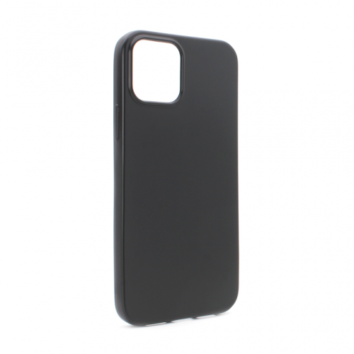 Silikonska futrola Skin za iPhone 12/12 Pro 6.1 mat crna.