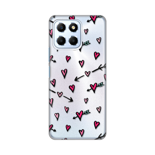 Silikonska futrola print Skin za Huawei Honor X6 Heart Pattern.