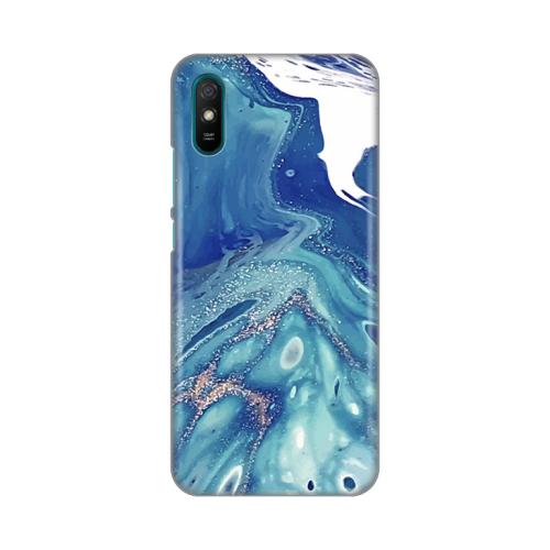 Silikonska futrola print za Xiaomi Redmi 9A Blue Marble.