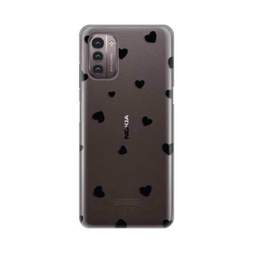 Silikonska futrola print Skin za Nokia G11/G21 Hearts.