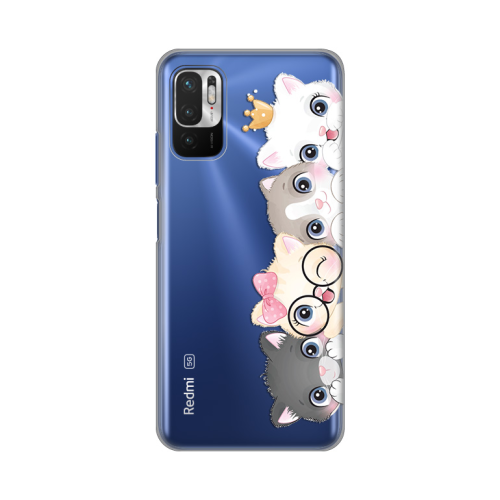 Silikonska futrola print Skin za Xiaomi Redmi Note 10 5G Cats.