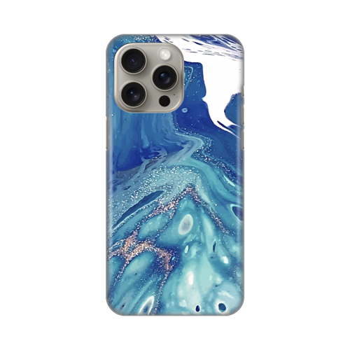 Silikonska futrola print za iPhone 15 Pro Max 6.7 Blue Marble.