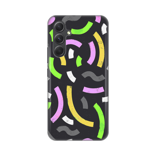 Silikonska futrola print za Samsung A546B Galaxy A54 5G Happy Lines gray.