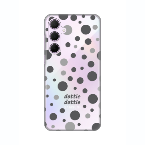Silikonska futrola print Skin za Samsung A356B Galaxy A35 5G Dottie Dottie Gray.