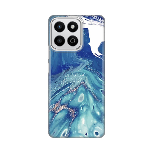 Silikonska futrola print za Huawei Honor 200 Smart/Honor X7c Blue Marble.