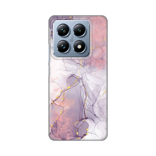 Silikonska futrola print za Xiaomi 14T Pro Pink Marble.