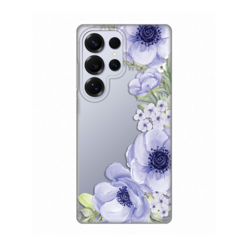 Silikonska futrola print Skin za Samsung S938 Galaxy S25 Ultra Blue Roses.