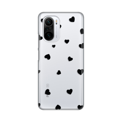 Silikonska futrola print Skin za Xiaomi Poco F3 Hearts.