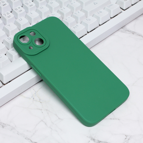 Futrola Silikon Pro Camera za iPhone 14 tamno zelena.