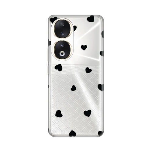 Silikonska futrola print Skin za Huawei Honor 90 Hearts.