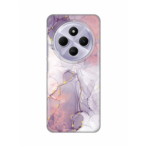 Silikonska futrola print za Xiaomi Redmi 14C/Redmi A4 Pink Marble.