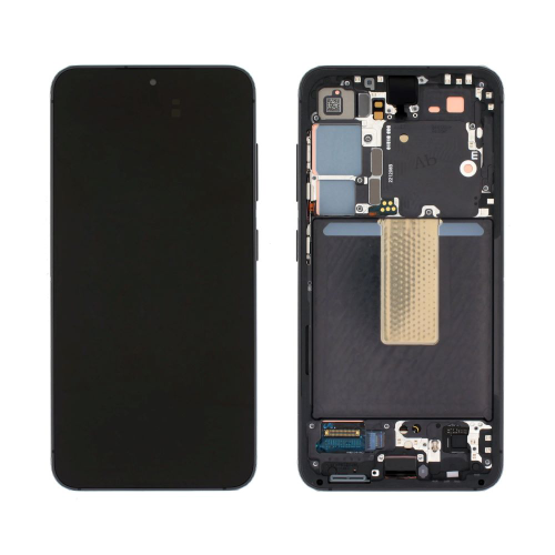 LCD Displej / ekran za Samsung S911/Galaxy S23 + touchscreen + frame Phantom Black Service Pack ORG/GH82-30481A.