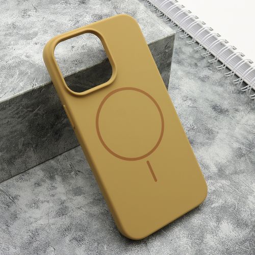 Futrola FLEX MagSafe za iPhone 15 Pro Max (6.7) zlatna (MS).