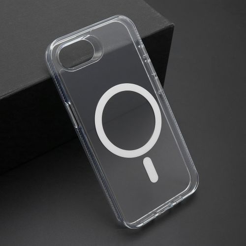 Futrola COLOR FRAME MagSafe za iPhone 16e providna (MS).