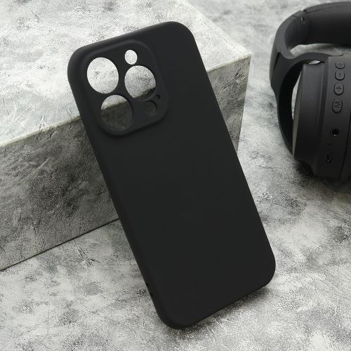 Futrola VELVET TOUCH za iPhone 15 Pro (6.1) crna (MS).