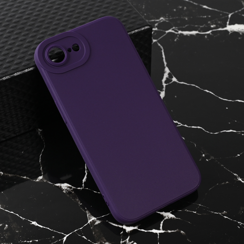 Futrola Teracell Giulietta za iPhone 16e 6.1 mat tamno ljubicasta.