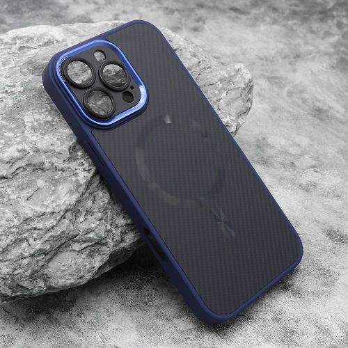 Futrola CARBON MagSafe za iPhone 16 Pro Max (6.9) plava (small camera) (MS).