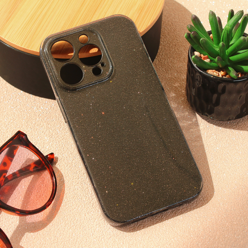 Futrola Sparkle Dust za iPhone 14 Pro crna.