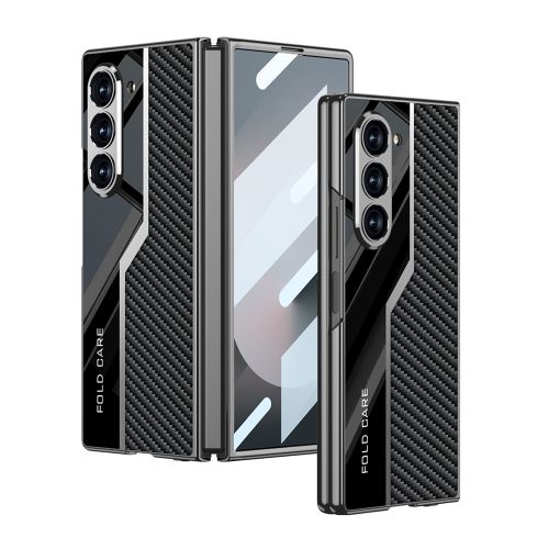Futrola LEATHER STYLE za Samsung Galaxy Z Fold 6 5G karbon crna (GKK case) (MS).