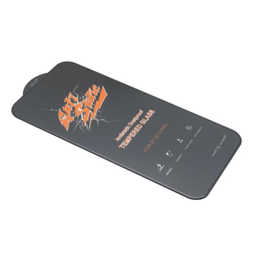 Staklena folija glass ANTISTATIC za Iphone 13/13 Pro/14/16E (6.1) crna (MS).