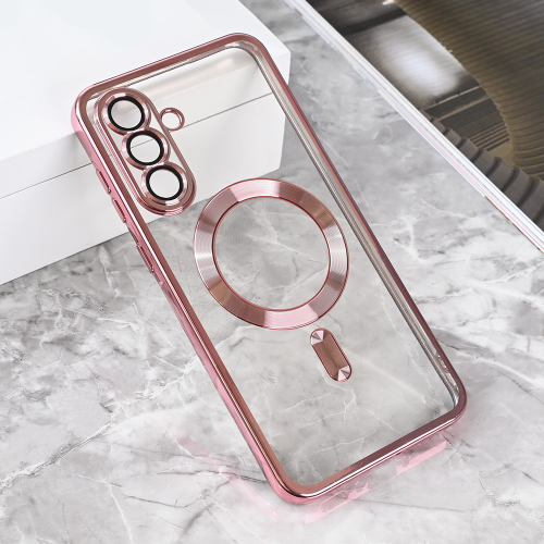 Futrola Magsafe Lux za Samsung A566 Galaxy A56 5G roze.