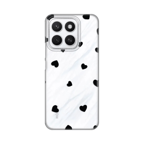 Silikonska futrola print Skin za Huawei Honor X8c Hearts.