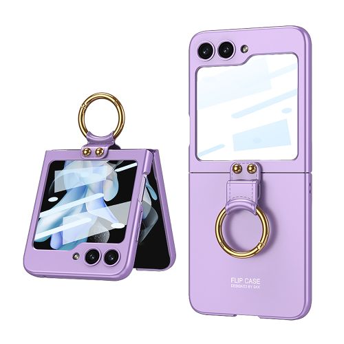 Futrola SMOOTH RING za Samsung F741B Galaxy Z Flip 6 5G ljubicasta (GKK case) (MS).