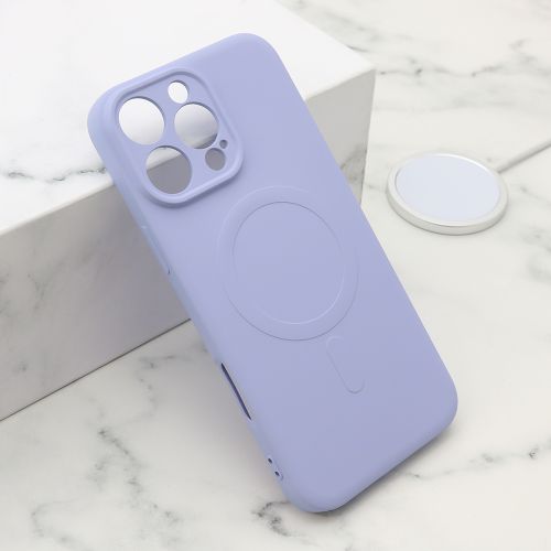 Futrola VELVET TOUCH MagSafe za iPhone 16 Pro Max (6.9) ljubicasta (MS).