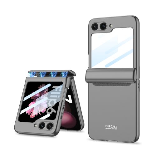 Futrola SMOOTH LINE za Samsung F741B Galaxy Z Flip 6 5G siva (GKK case) (MS).
