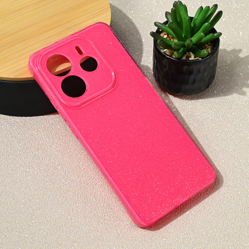 Futrola Sparkle Dust za Xiaomi Redmi Note 14 5G pink.