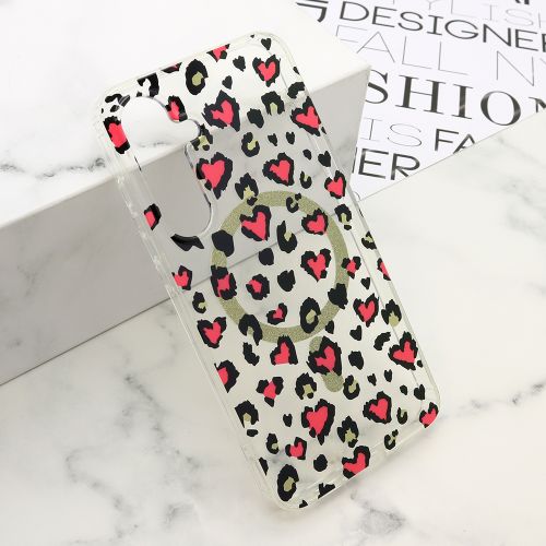 Futrola LEOPARD MagSafe za Samsung S721B Galaxy S24 FE roze (MS).
