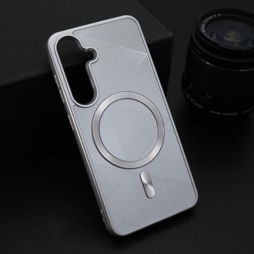 Futrola ZEN SHIELD MagSafe za Samsung S921 Galaxy S24 5G srebrna (MS).