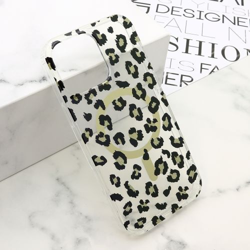 Futrola LEOPARD MagSafe za iPhone 16 Pro Max (6.9) crna (MS).