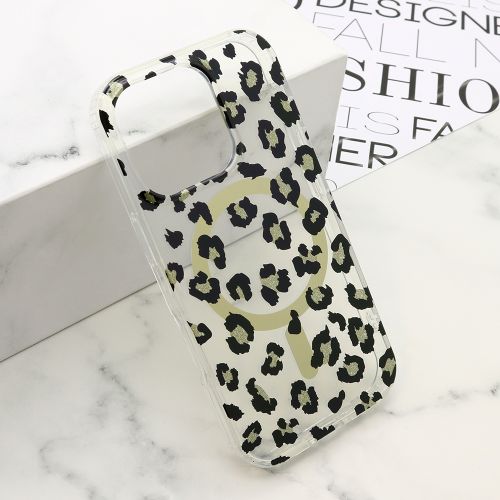 Futrola LEOPARD MagSafe za iPhone 16 Pro (6.3) crna (MS).