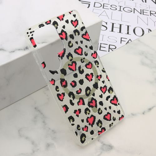 Futrola LEOPARD MagSafe za Samsung S938 Galaxy S25 Ultra 5G roze (MS).