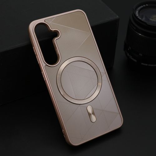 Futrola ZEN SHIELD MagSafe za Samsung S921 Galaxy S24 5G roze (MS).