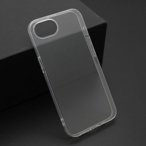 Futrola ultra tanki PROTECT silikon za iPhone 16e providna (bela) (MS).