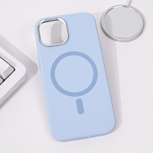 Futrola Magsafe Pure Plus za iPhone 15 6.1 svetlo plava.