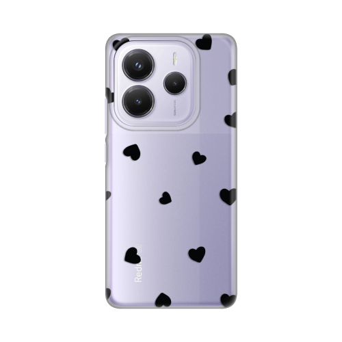 Silikonska futrola print Skin za Xiaomi Redmi Note 14 5G Hearts.