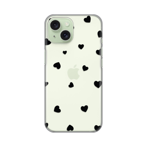 Silikonska futrola print Skin za iPhone 15 Hearts.