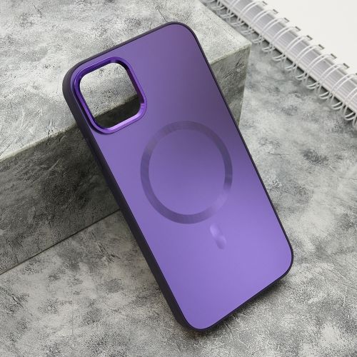Futrola COLOR METAL MagSafe za iPhone 11 (6.1) ljubicasta (MS).