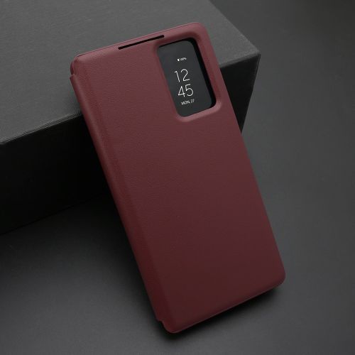 Futrola BI FOLD Smart Window za Samsung S938 Galaxy S25 Ultra 5G bordo (MS).