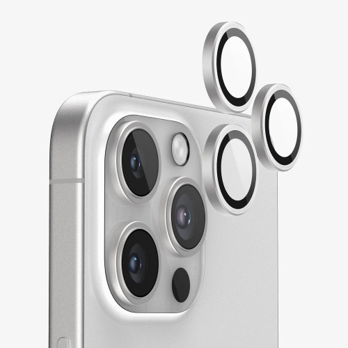 Zastita za kameru za iPhone 16 Pro/iPhone 16 Pro Max 6.9 srebrna.